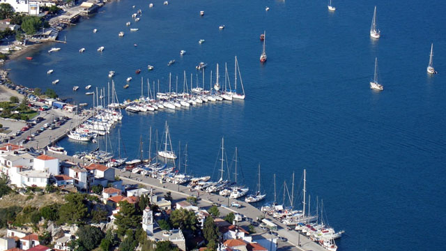 Skiathos harbour