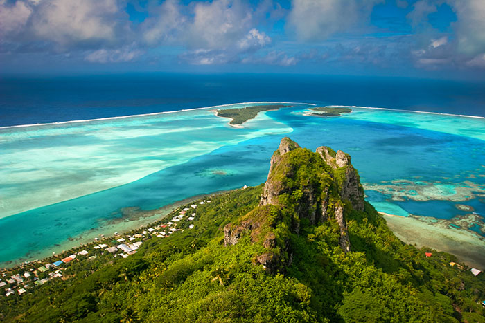 Tahiti Aerial View