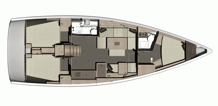 dufour 412 layout