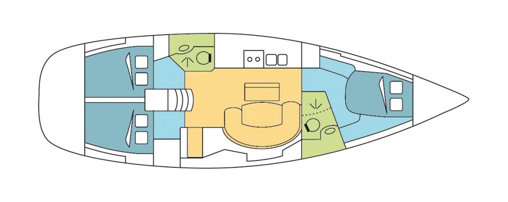 oceanis 423 layout