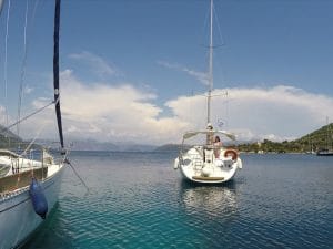 Practical Courses - Stern-to mooring