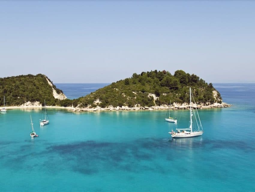 Bay in Greece
