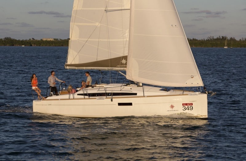Sun Odyssey 349 sailing