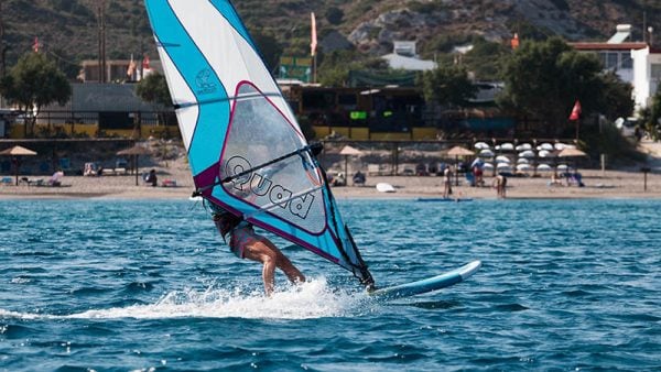 Windsurfing at Kefalos, Kos
