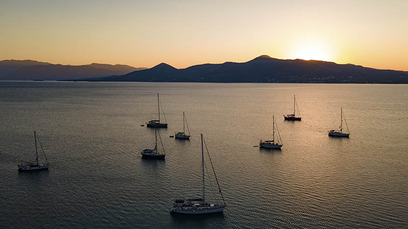 Yachts, flotilla, islands, ionian, greece