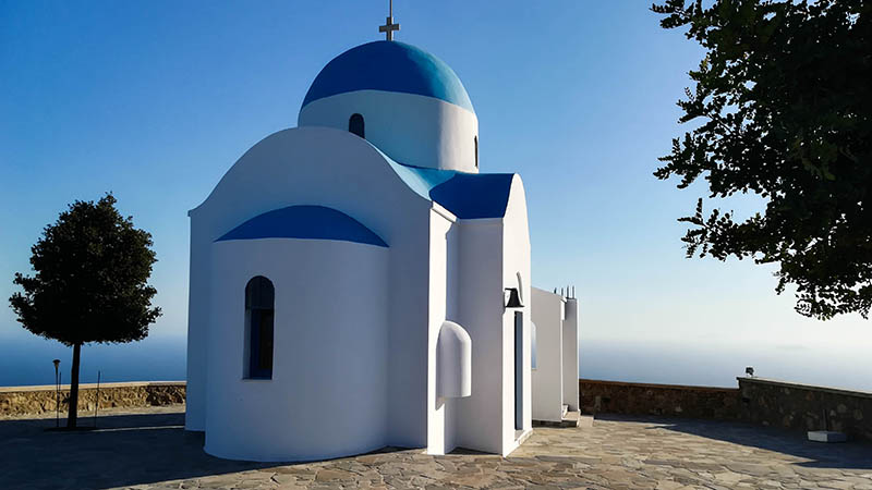 Greek church on the island of Nysiros