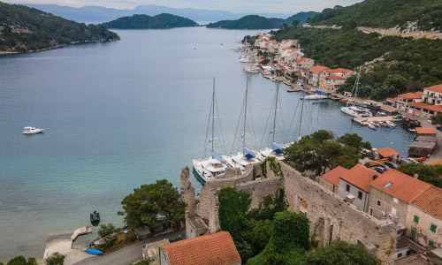 Bay on Croatian Island