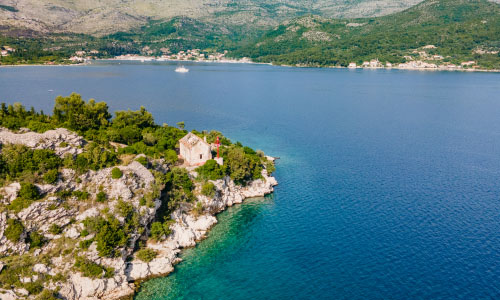 Slano Bay in Southern Croatia