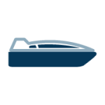 Catamaran ferry icon