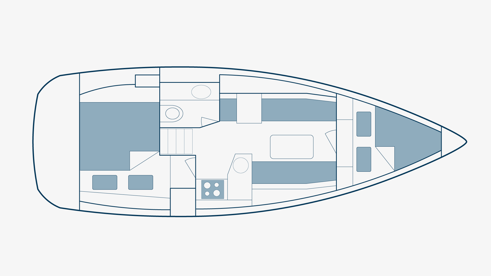 Sun-Odyssey-33i Floorplan 