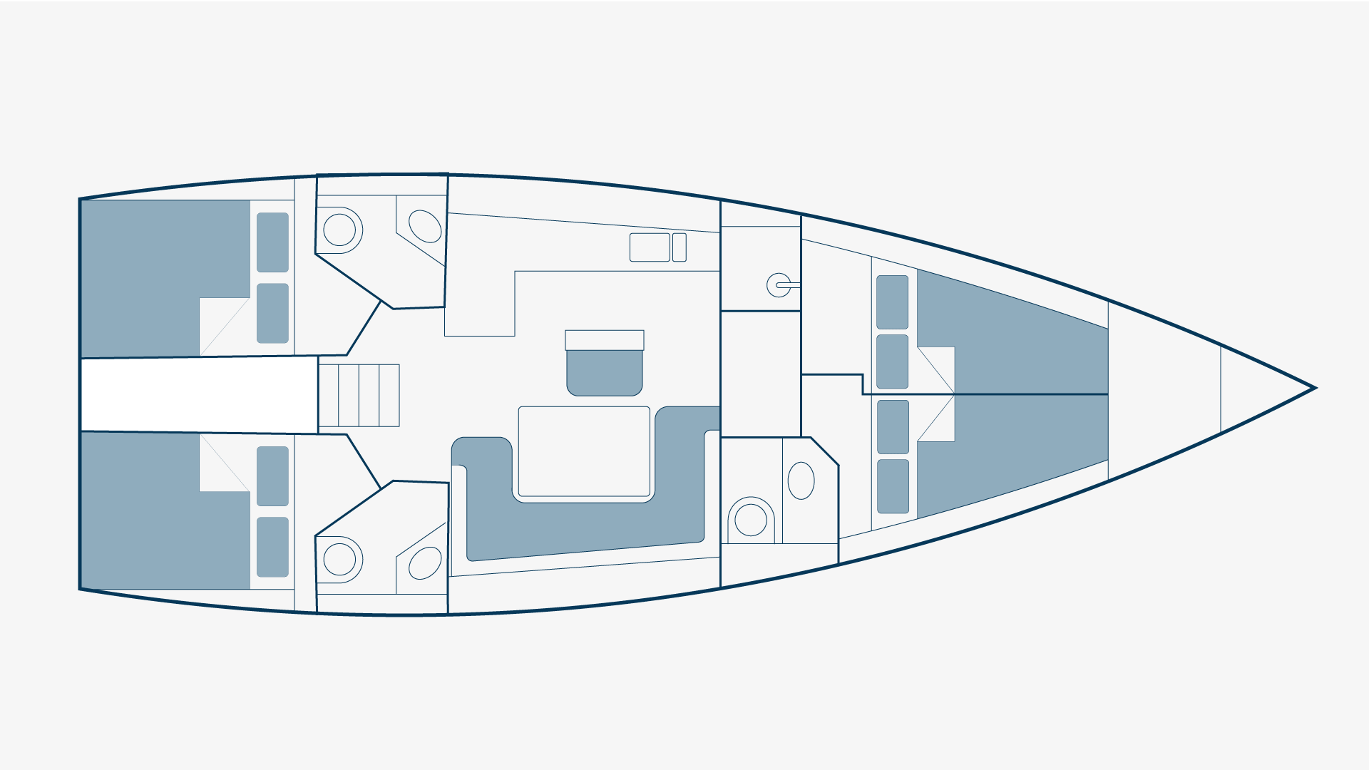 Bavaria 46 Floorplan