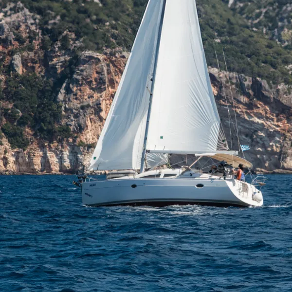 Elan 384 Ageras Sailing Feature Image