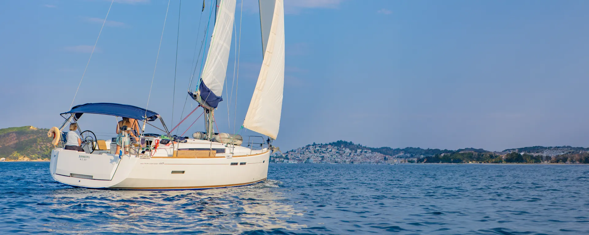 Sun Odyssey 449 Dimitra under sail