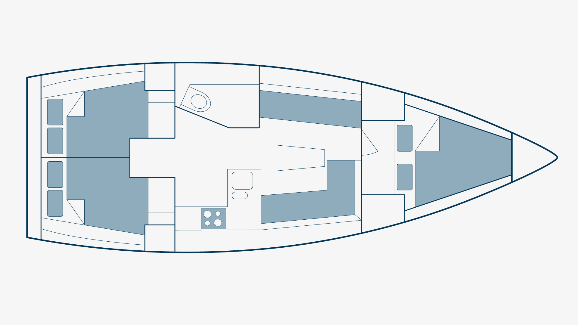 Bavaria 37 Floorplan