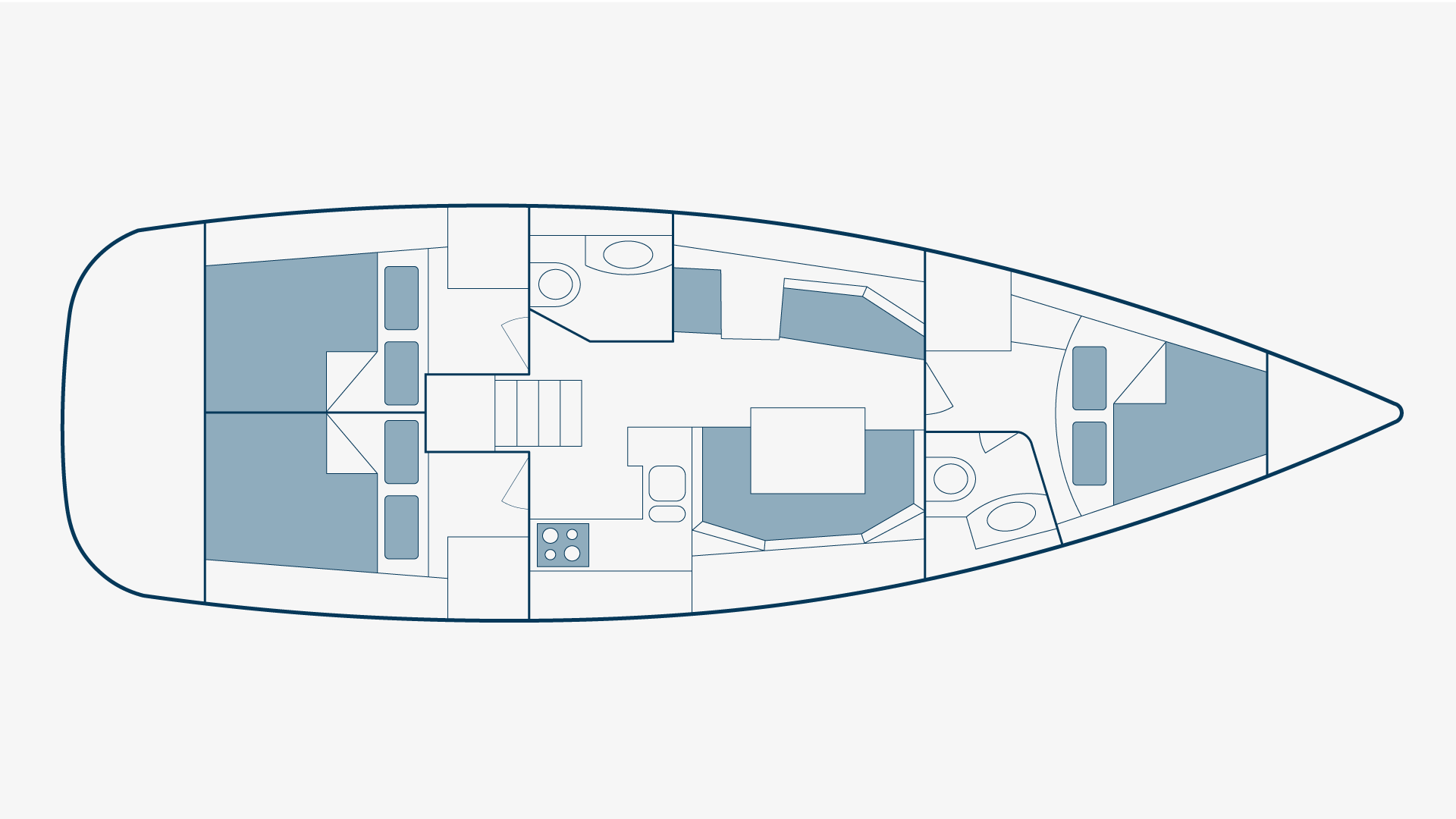 Sun Odyssey 42i Floorplan