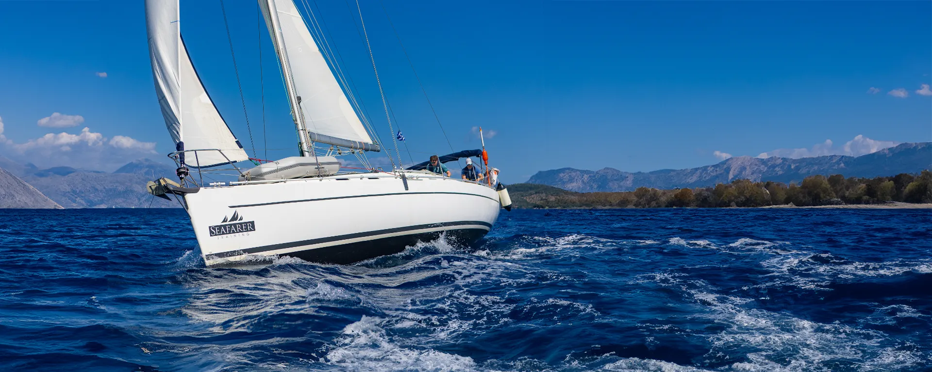 Harmony 42 Anna under sail in Greece