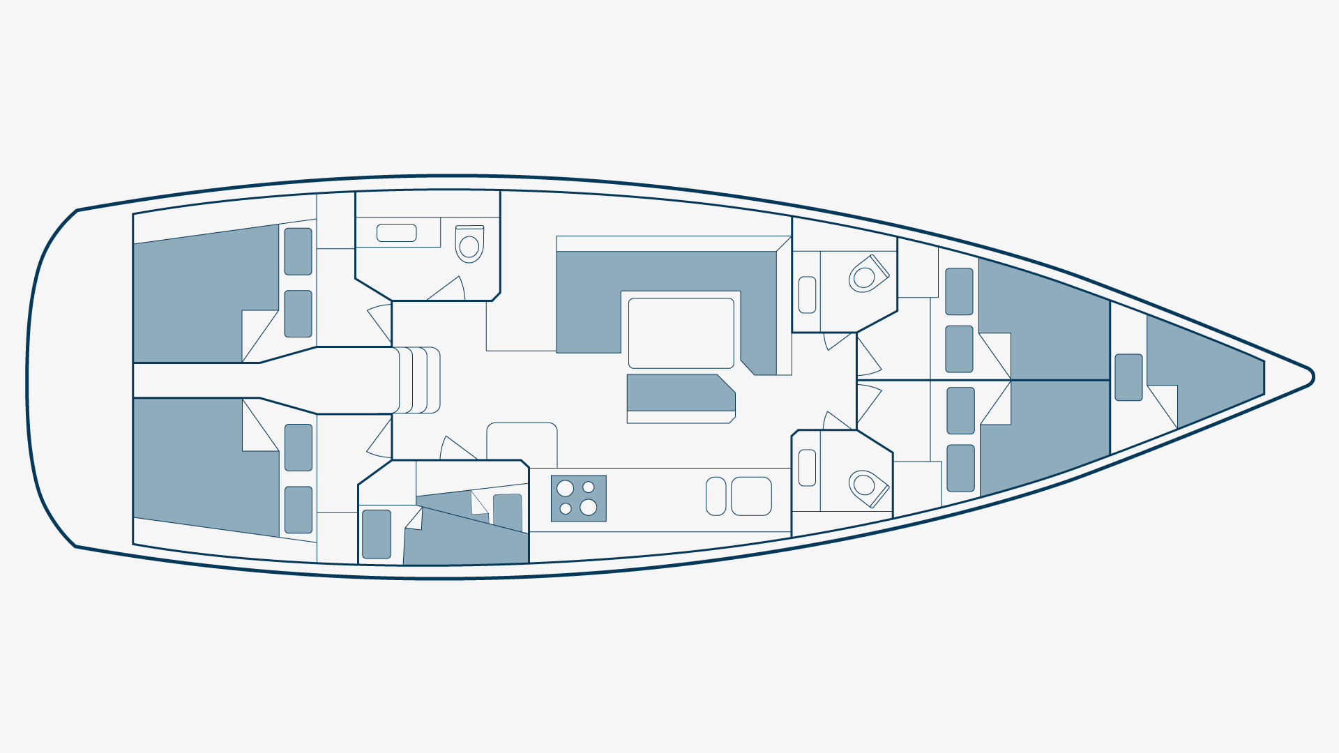 Sun Odyssey 509 Floorplan