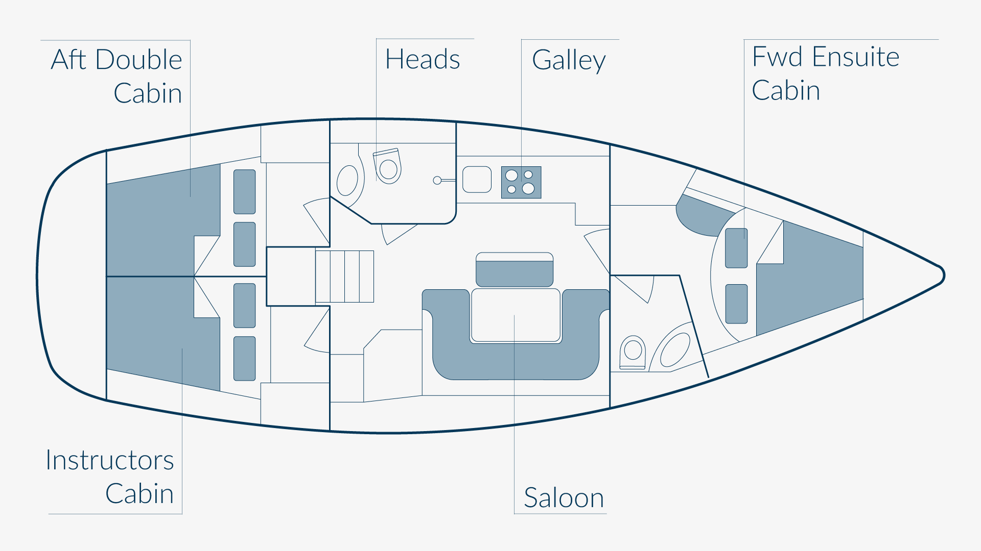 Bavaria 39 Floorplan