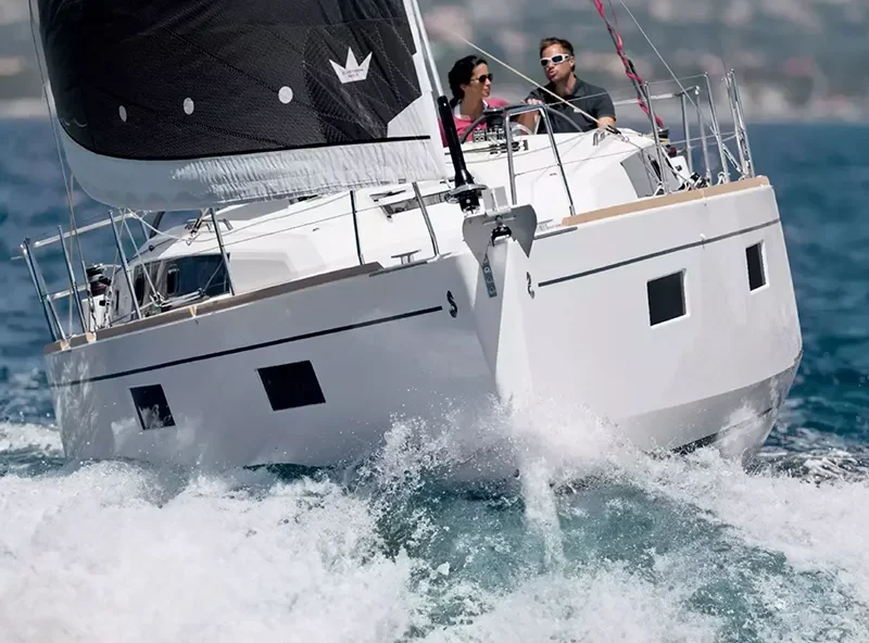 Oceanis 38.1 Sailor Mercury under sail in Dalmatia