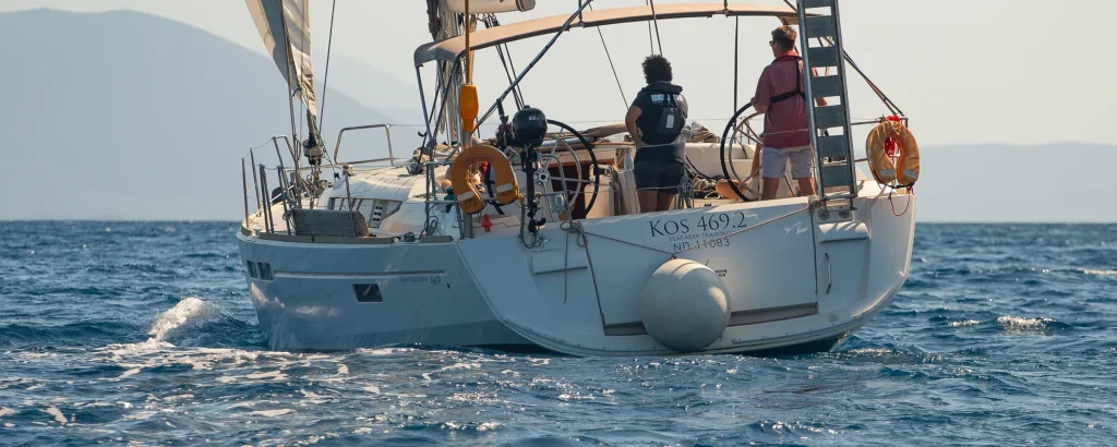 Students training on a Sun Odyssey 449
