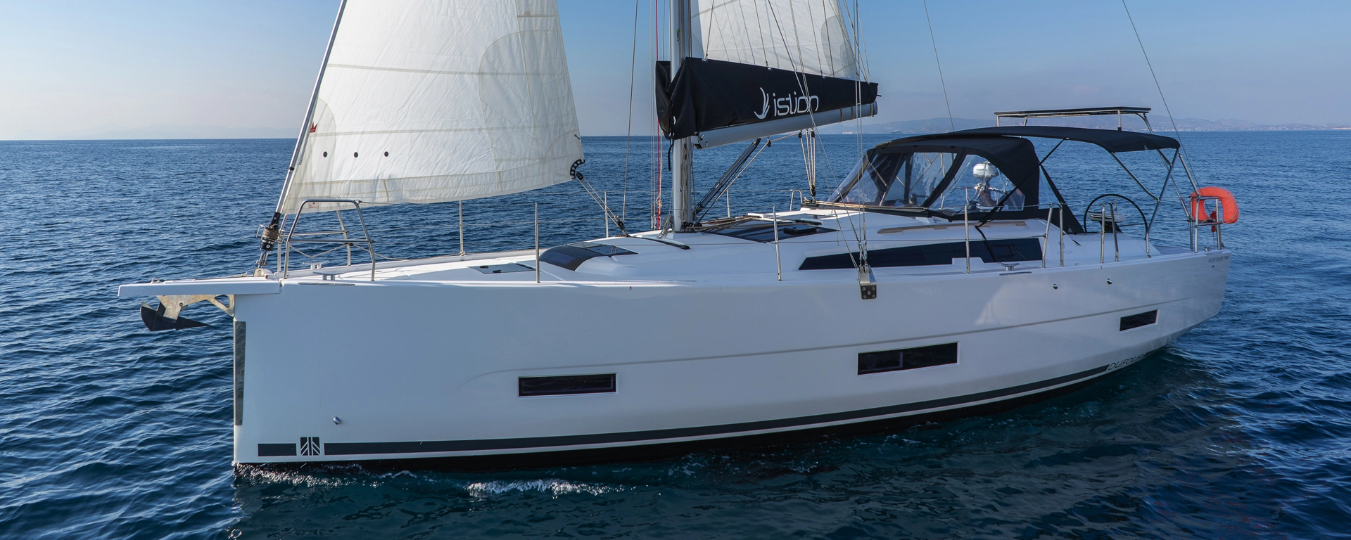 A Dufour 390 Grand Large under sail