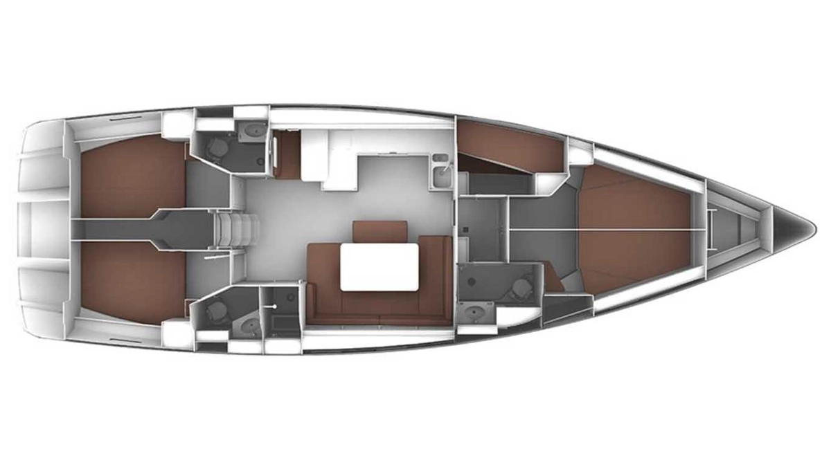 Bavaria 51 2015 layout