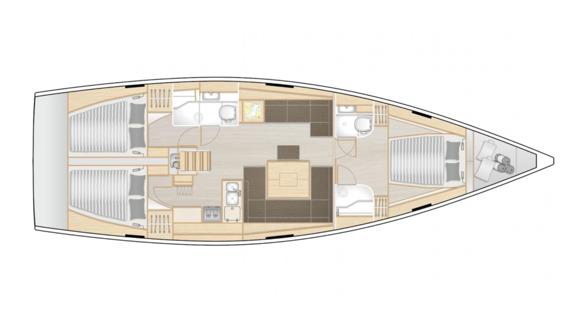 Hanse 458 - Meraki Of London - Seafarer Cruising & Sailing Holidays