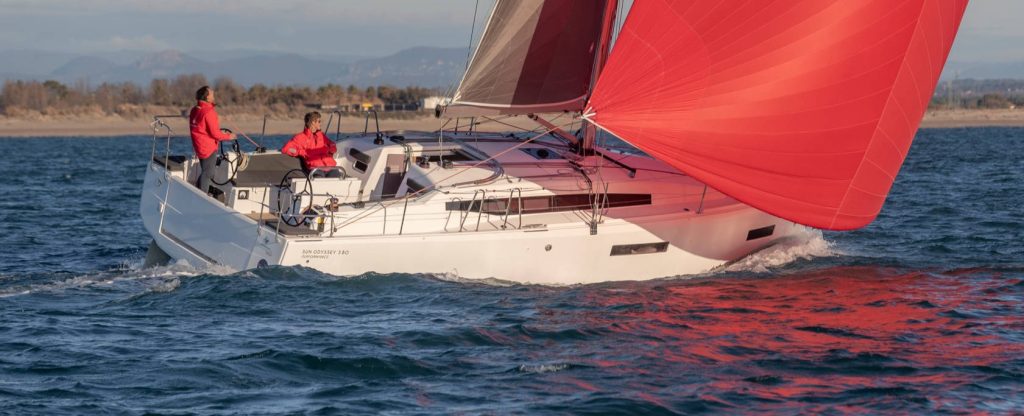 Sun Odyssey 380 yacht sailing
