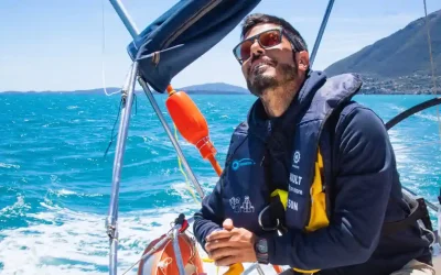 RYA sailing during a Seafarer training course in the Ionian Sea