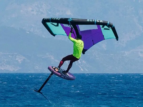 Wing Foiling in Kefalos