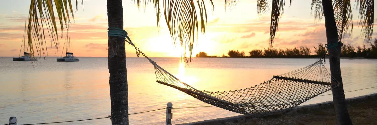 Hammock on the beach in Anegada