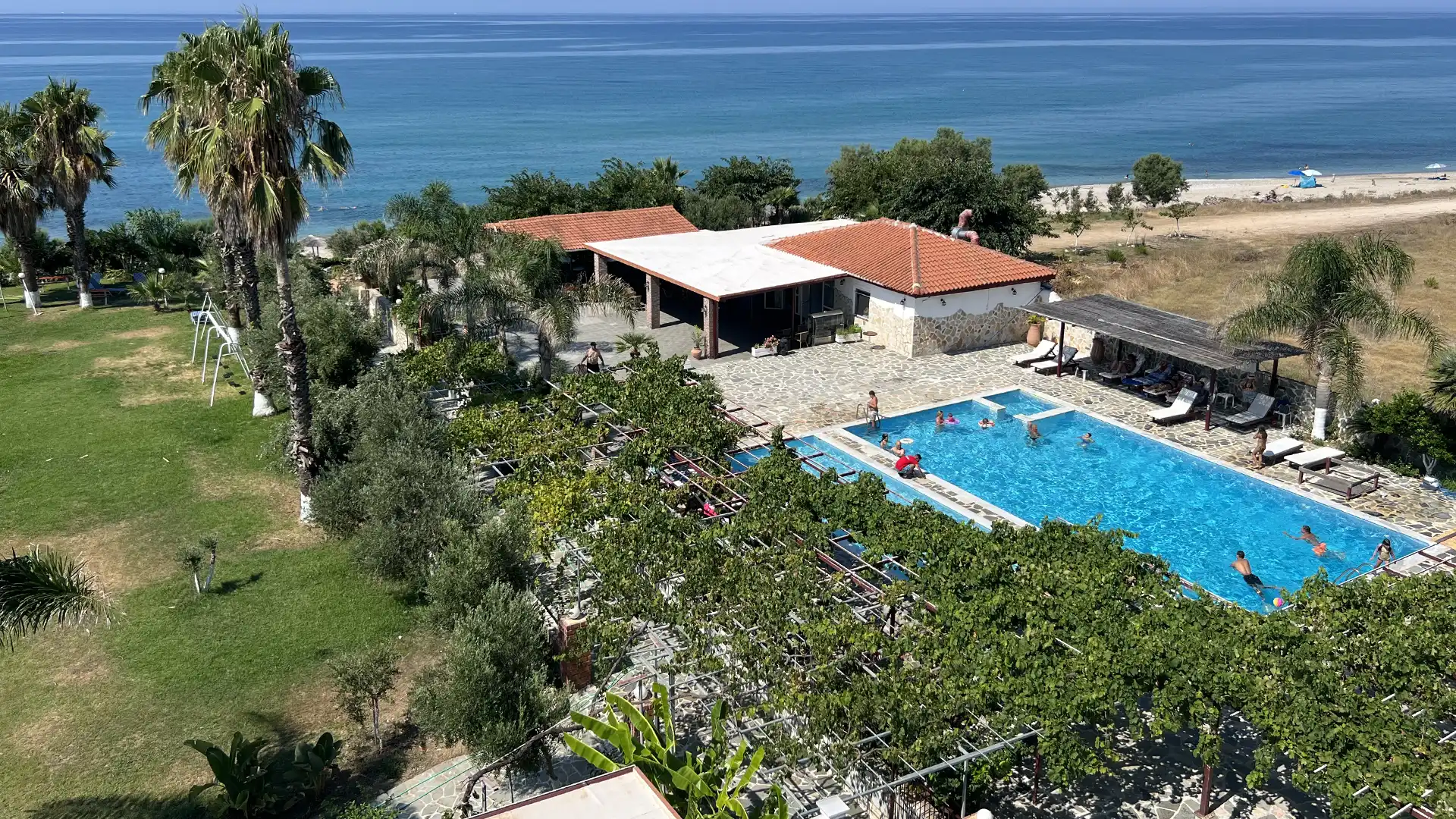 Pool-and-terrace