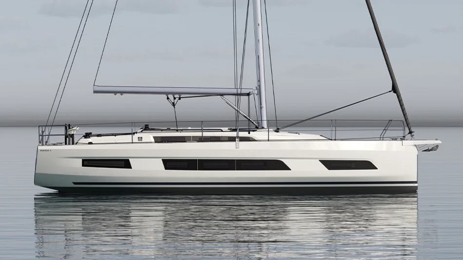 A Dufour 41 sailing yacht