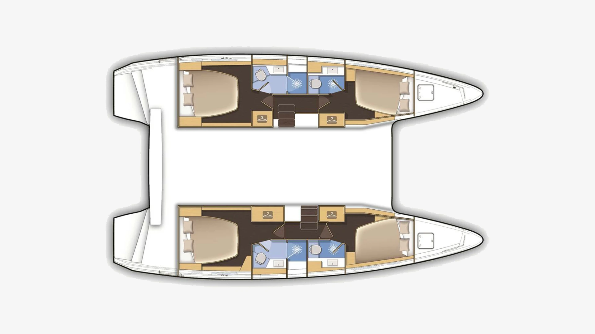 Lagoon 42 layout