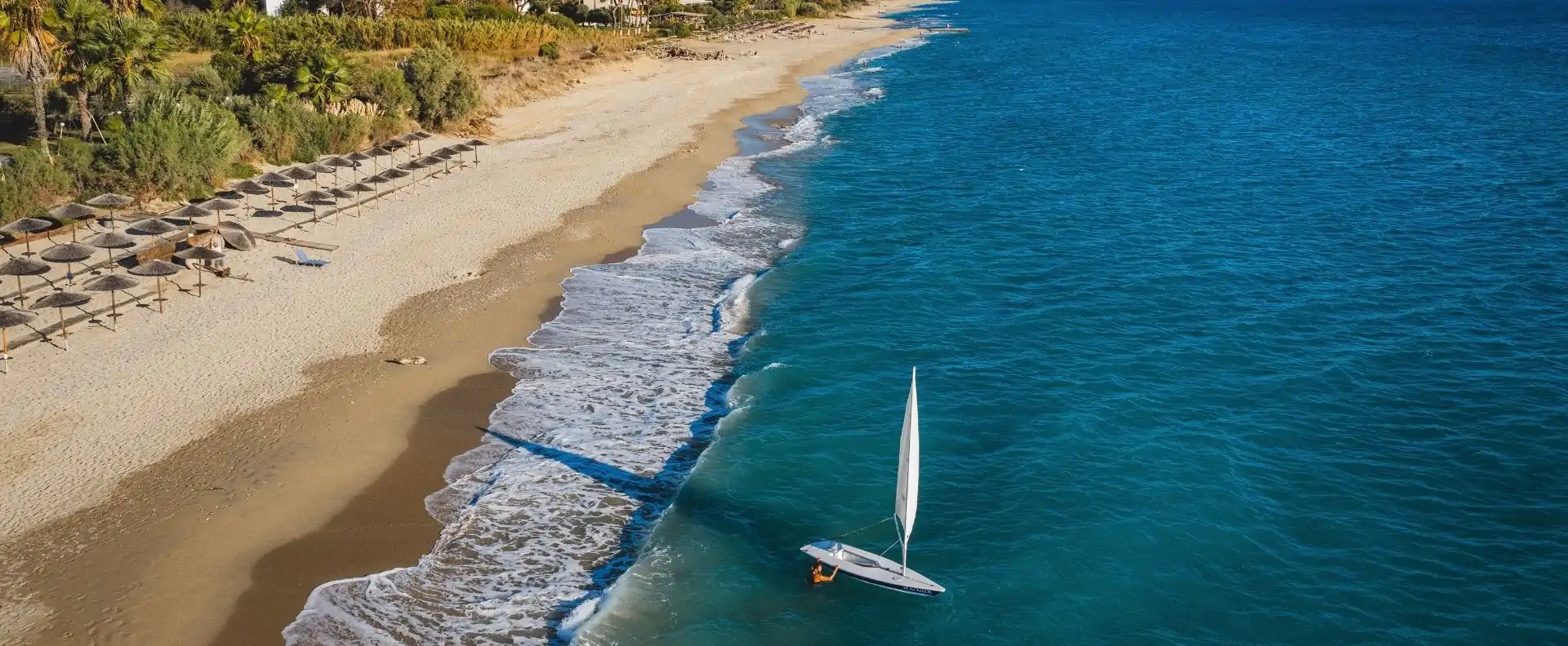 Poseidon beach club holidays dinghy sailing