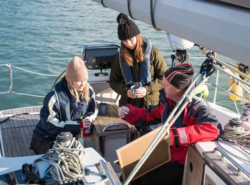 ICC assessment and preparation on a Seafarer training yacht